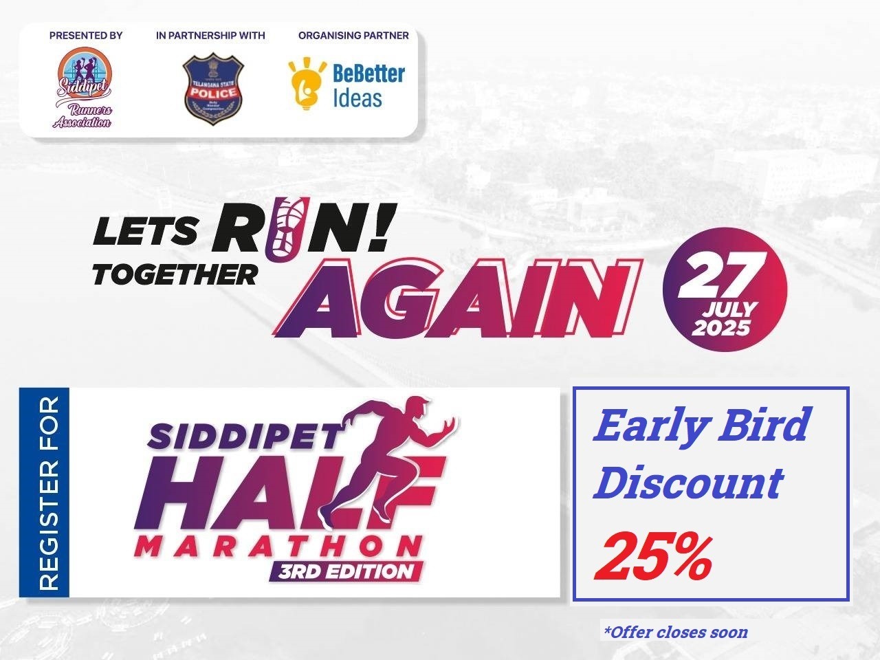 Register for Siddipet Marathon 2025